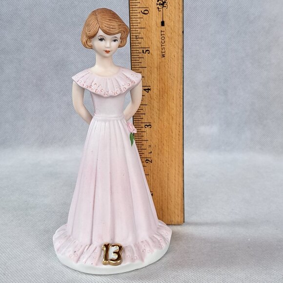 ENESCO Growing Up Birthday Girl Porcelain Bisque 13th Birthday Vintage - Picture 7 of 11